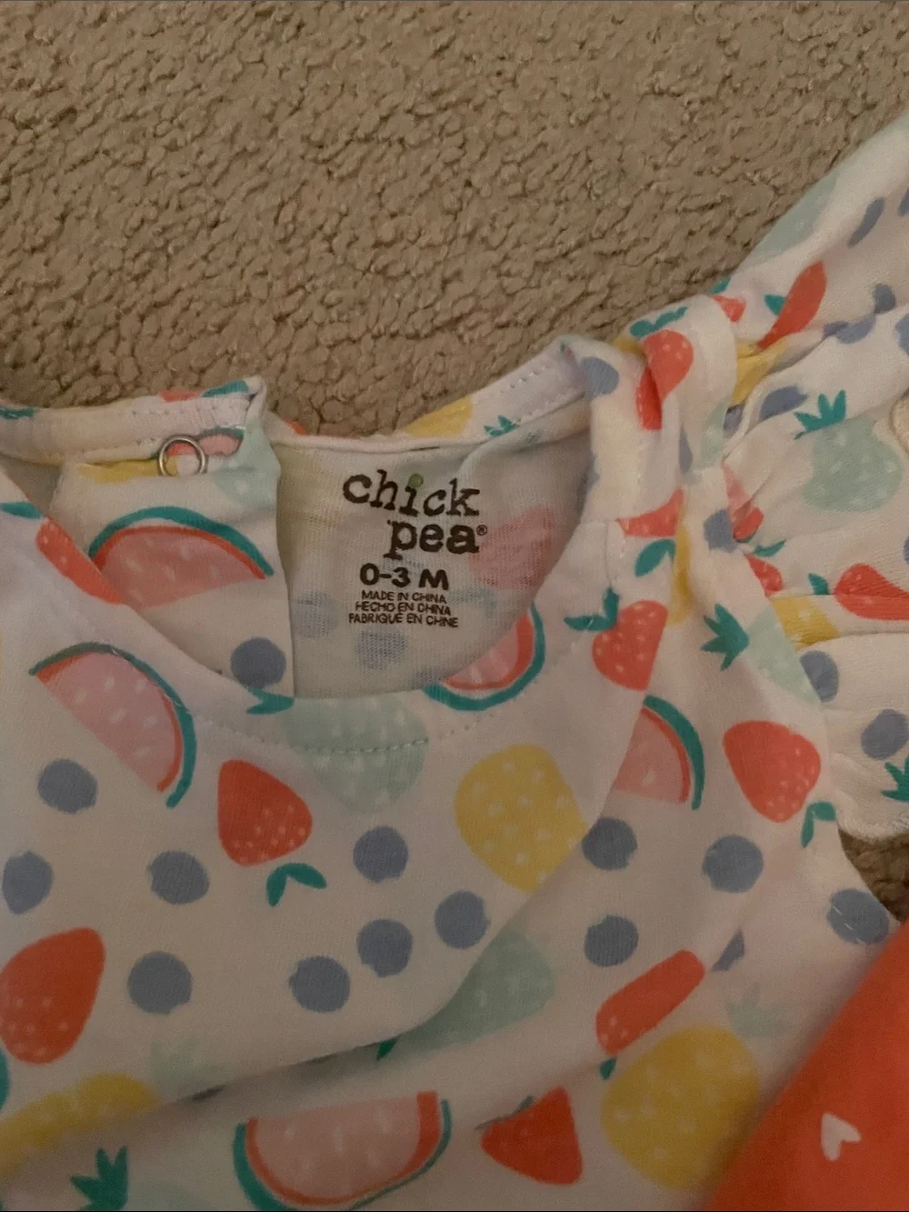 Set of 2 chick pea Rompers